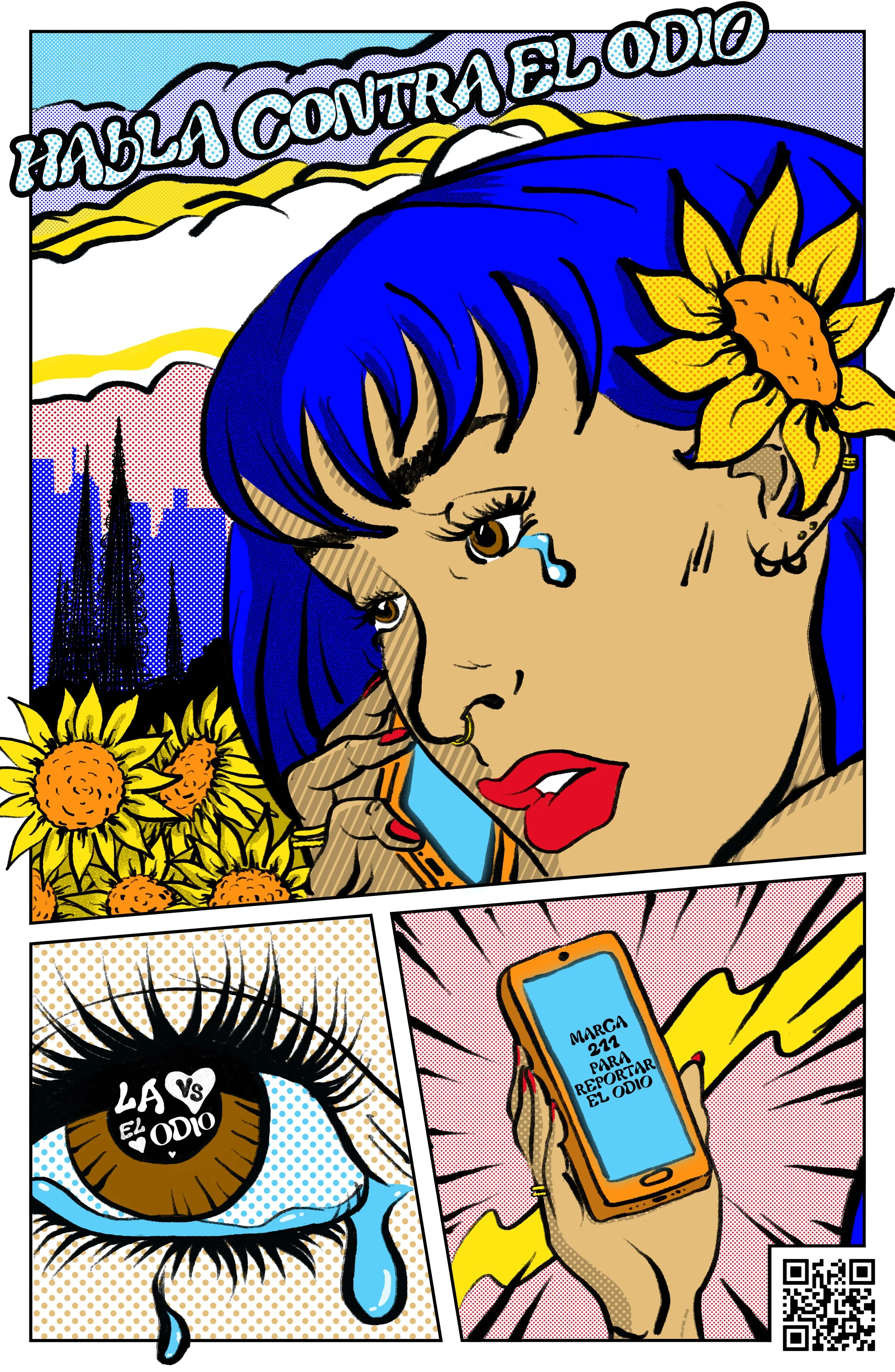 Ted Watkins Park - Watts Community Poster Project — LA vs. Hate